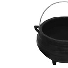 Panela Tripé De Ferro Fundido Sem Tampa - Capacidade 10 Lt