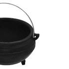 Panela Tripé De Ferro Fundido Sem Tampa - Capacidade 5 Lt