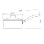 Panela Turim Alumínio Antiaderente Vermelho 1,4lcom Pegador D