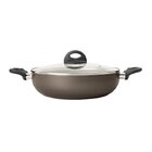 Panela Wok 28cm Com Tampa E Alças 3,55l Brinox Prata