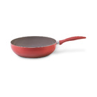 Panela Wok Antiaderente 28 Cm Easy Vermelho Brinox 4789/339
