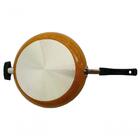 Panela Wok Antiaderente Grande Com Tampa 30cm Extang