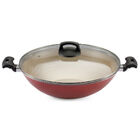Panela Wok Panelux 5 Litros 32cm Antiaderente Com Tampa De Vi