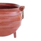 Panelão Caldeirão Bruxa Tripé Ferro Fundido Marrom 90l 55cm