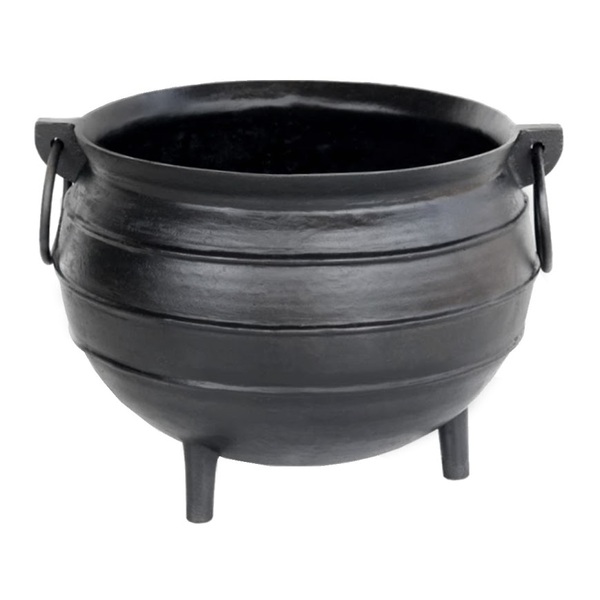 Panelão Caldeirão Bruxa Tripé Ferro Fundido Preto 90l 55cm