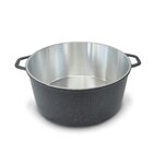 Panelão Fundido Alumínio Batido 36cm Panela Grande - Preto