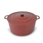 Panelão Fundido Alumínio Batido 36cm Panela Grande - Vermelho