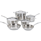 Panelas Cuisinart Aço Inox Chef's Classic 10 Peças 77-10