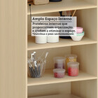 Paneleiro 100% MDF 2 Portas 1 Gaveta com Espaço Torre Quente