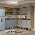 Paneleiro 1 Porta 4 Gavetas Confort Batrol Móveis Cinamomo/fu