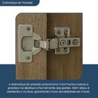 Paneleiro 1 Porta 4 Gavetas Evolution Plus   Tannat/legno Cre