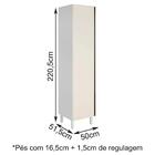 Paneleiro 1 Porta 50cm Em Mdf Kali Premium 12229x1 Nicioli