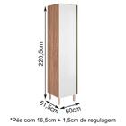 Paneleiro 1 Porta 50cm Em Mdf Kali Premium 12229x1 Nicioli