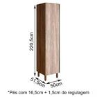 Paneleiro 1 Porta 50cm Em Mdf Kali Premium 12229x1 Nicioli