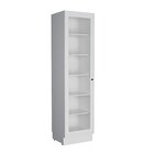 Paneleiro 1 Porta Com Vidro 60cm Cozinha Sevilha Branco