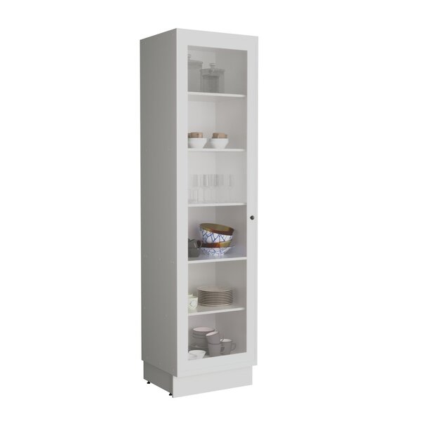 Paneleiro 1 Porta Com Vidro 60cm Cozinha Sevilha Branco