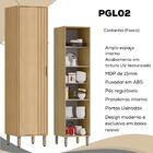 Paneleiro 1 Porta Ripada 49 Cm Mdp Glor Pgl02 Mxm