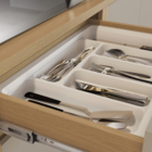 Paneleiro 4 Portas 1 Gaveta 228x70x52cm Madeira Carvalho Greige Condessa Nesher