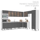 Paneleiro 2 Portas 1 Gaveta 60cm Menu Kitchen Fettuccine  Bra