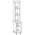 Paneleiro 2 Portas 228x36 Cm Cria J00172 Pnl