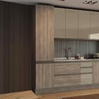 Paneleiro 2 Portas 240x50 Cm Mdp Maxxi G749 Canela Kappesberg