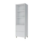 Paneleiro 2 Portas 2 Gavetas 70cm  100% Mdf Rainha Branco