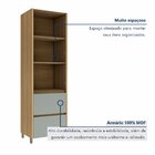 Paneleiro 2 Portas 2 Gavetas 70cm  100% Mdf Rainha Nature/ver