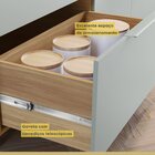 Paneleiro 2 Portas 2 Gavetas Marquesa 70cm  100% Mdf Nature/v