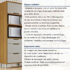 Paneleiro 2 Portas 3 Gavetas Imperatriz 100% Mdf Freijó/off W