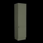 Paneleiro 2 Portas 60cm Cozinha Sevilha 100% Mdf Verde