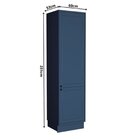 Paneleiro 2 Portas 60cm Cozinha Sevilha Azul Órion