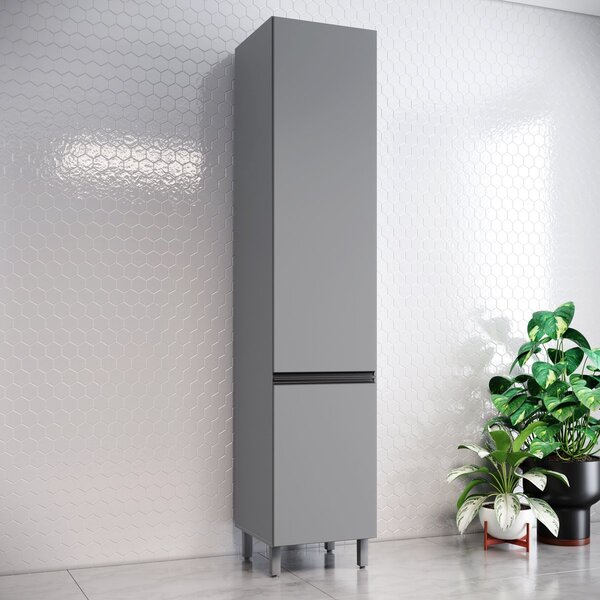 Paneleiro 2 Portas Belize Henn Cinza