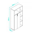 Paneleiro 2 Portas Branco Mdp 15mm