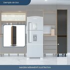 Paneleiro 2 Portas Confort   Cinamomo/grafite