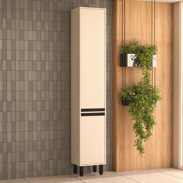 Paneleiro 2 Portas Creme Koya Creme