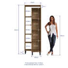 Paneleiro 2 Portas Delmarco Laura - Marrom/branco