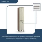 Paneleiro 2 Portas Evolution Plus   Tannat/legno Crema