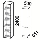 Paneleiro 2 Portas Lumina Telasul