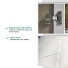 Paneleiro 2 Portas Milla Mdf Branco 40cm Carraro