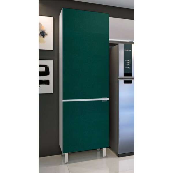 Paneleiro 2 Portas Quadria Metalli Verde Amazônia Metalizado