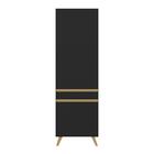 Paneleiro 2 Portas Veneza Gb Multimóveis Mp3746 Preto