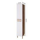 Paneleiro 2 Portas Veneza Indekes Noce/off White