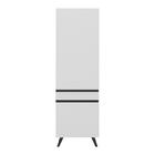 Paneleiro 2 Portas Veneza Multimóveis Mp3739.964 Branco/preto