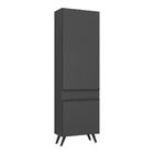 Paneleiro 2 Portas Veneza Multimóveis Mp3746.895 Preto