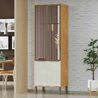 Paneleiro 2 Portas Vidro 70 Cm Vera Pve03 Mxm