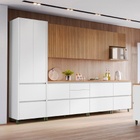 Paneleiro 2 Portas 2 Gavetas Nesher Rainha 70Cm 100% Mdf