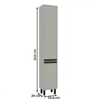 Paneleiro 36,8 Cm Koya 2 Portas 2 Prateleiras Verde Oliva - P