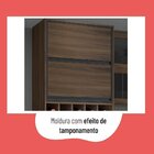 Paneleiro 3 Portas 1 Gaveta Canela Thela Nogueira