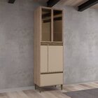 Paneleiro 3 Portas 1 Gaveta Com Nicho New Athena Móveis Sul S