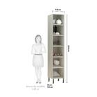 Paneleiro 40 Cm Agatha Legno Crema Com Branco Pet